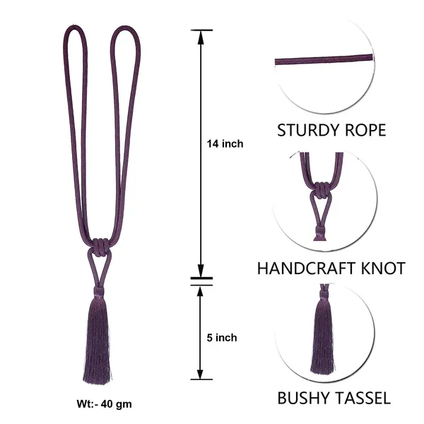 Polyester_Curtain_Tieback_with_Tassel_Small_Cute_Size_2PK_Col._222WINEPURPLE