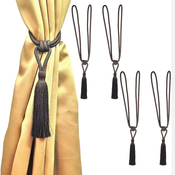 Polyester_Curtain_Tieback_with_Tassel_Small_Cute_Size_2PK_Col._238COFFEE