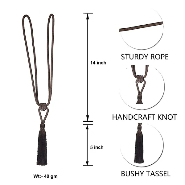 Polyester_Curtain_Tieback_with_Tassel_Small_Cute_Size_2PK_Col._238COFFEE