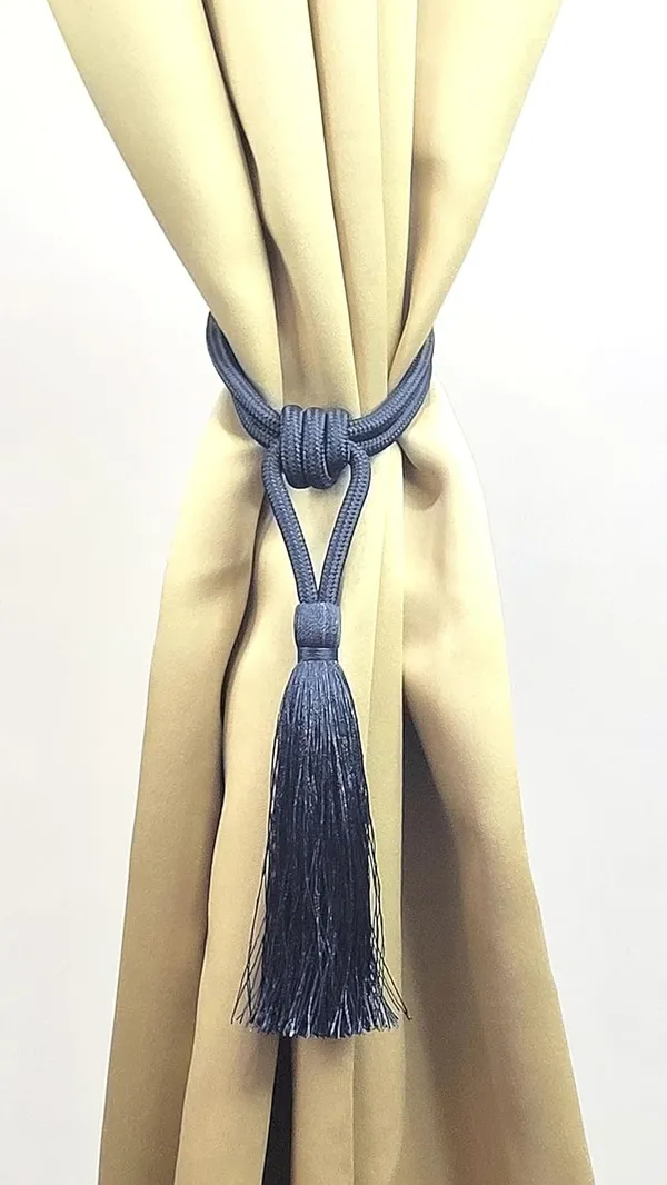 Polyester_Curtain_Tieback_with_Tassel_Small_Cute_Size_2PK_Col._233NAVYBLUE