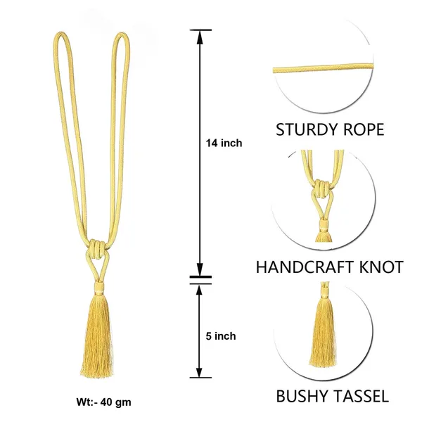 Polyester_Curtain_Tieback_with_Tassel_Small_Cute_Size_2PK_Col._207LGOLD