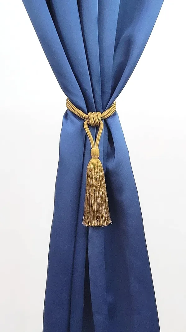 Polyester_Curtain_Tieback_with_Tassel_Small_Cute_Size_2PK_Col._209DULLGOLD
