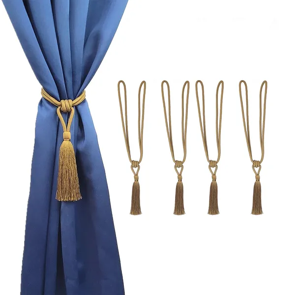 Polyester_Curtain_Tieback_with_Tassel_Small_Cute_Size_2PK_Col._209DULLGOLD