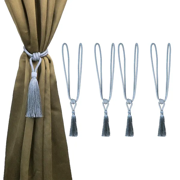 Polyester_Curtain_Tieback_with_Tassel_Small_Cute_Size_2PK_Col._232LIGHTGRAY