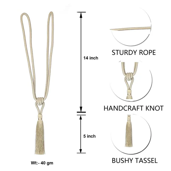 Polyester_Curtain_Tieback_with_Tassel_Small_Cute_Size_2PK_Col._205BEIGE