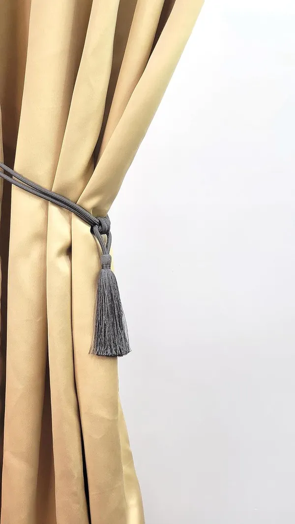 Polyester_Curtain_Tieback_with_Tassel_Small_Cute_Size_2PK_Col._245CHARCOAL