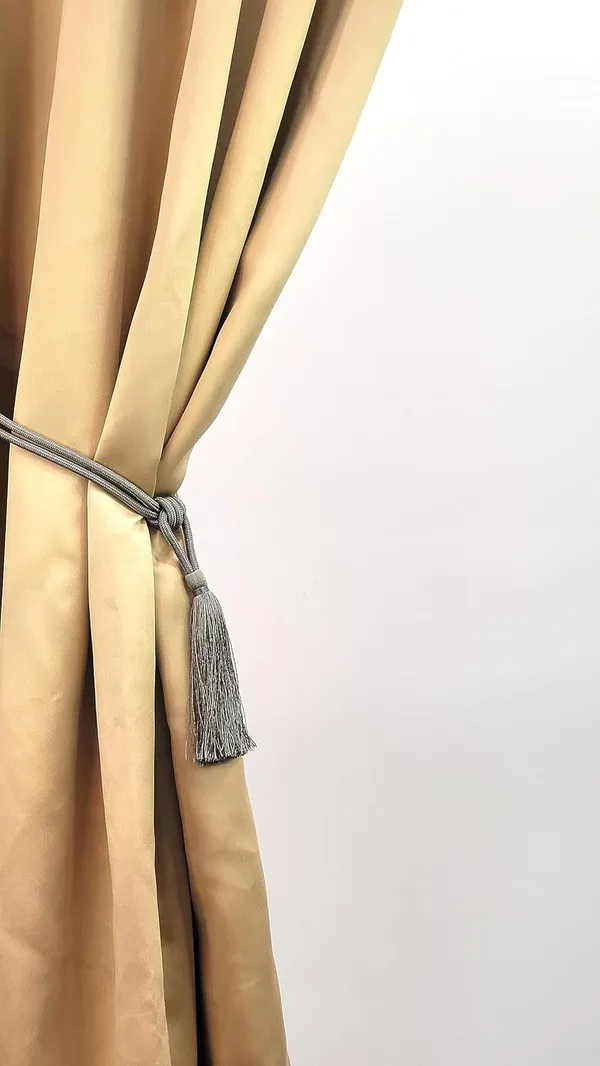 Polyester_Curtain_Tieback_with_Tassel_Small_Cute_Size_2PK_Col._215GRAY
