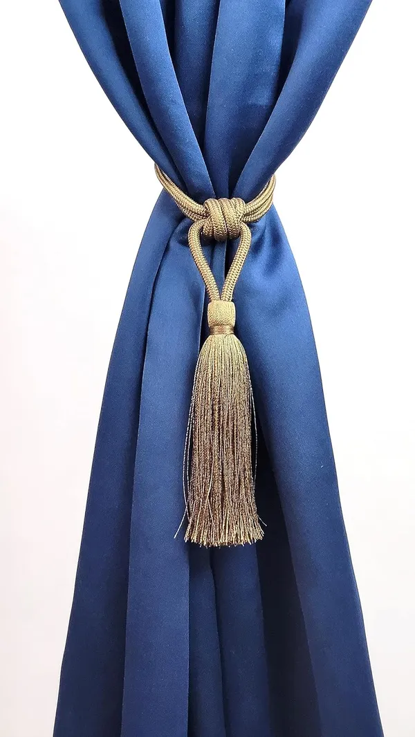 Polyester_Curtain_Tieback_with_Tassel_Small_Cute_Size_2PK_Col._211MUSTARD