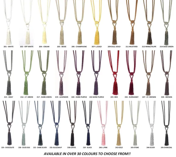 Polyester_Curtain_Tieback_with_Tassel_Small_Cute_Size_2PK_Col._211MUSTARD