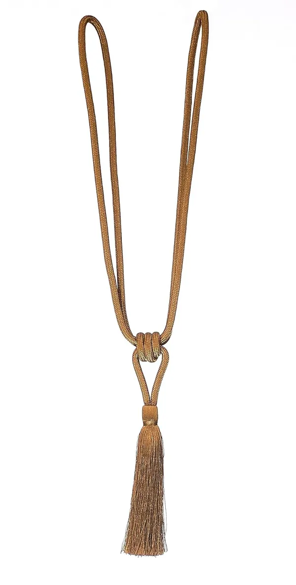 Polyester_Curtain_Tieback_with_Tassel_Small_Cute_Size_2PK_Col._211MUSTARD