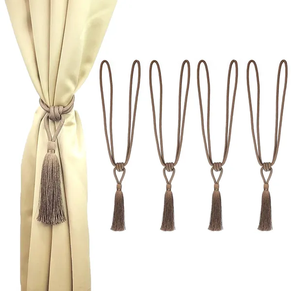 Polyester_Curtain_Tieback_with_Tassel_Small_Cute_Size_2PK_Col._227LIGHTBROWN