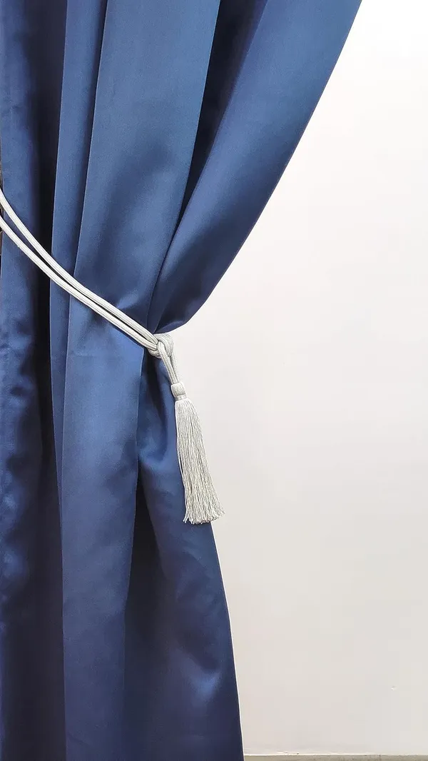 Polyester_Curtain_Tieback_with_Tassel_Small_Cute_Size_2PK_Col._244SILVER