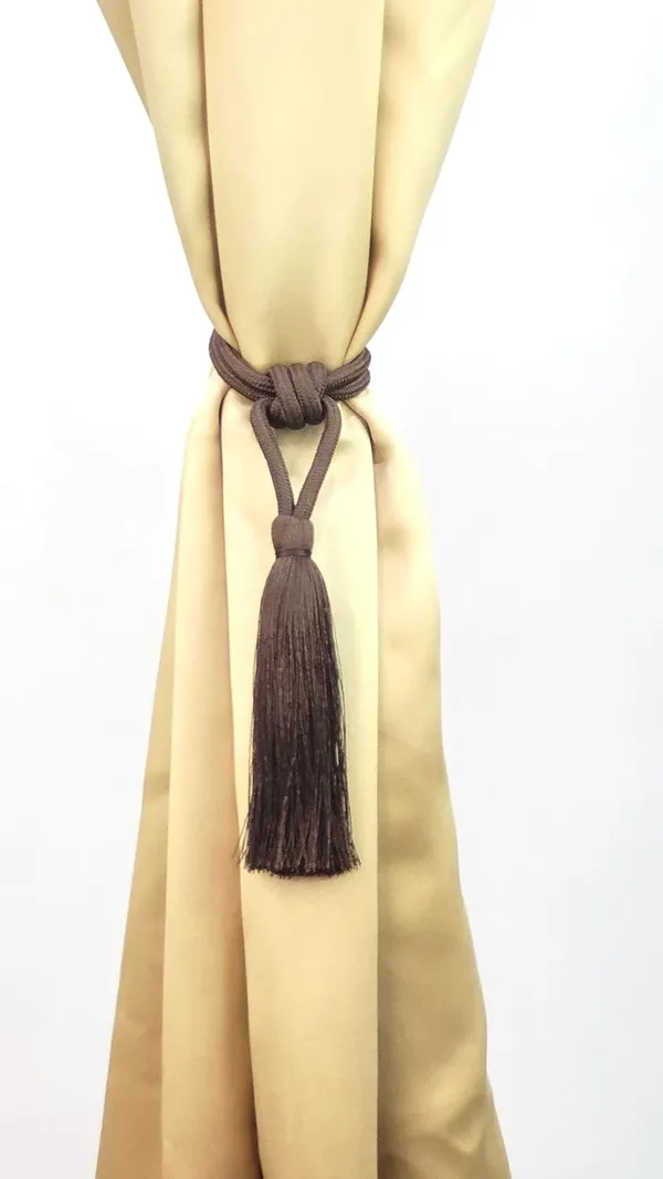 Polyester_Curtain_Tieback_with_Tassel_Small_Cute_Size_2PK_Col._228BROWN
