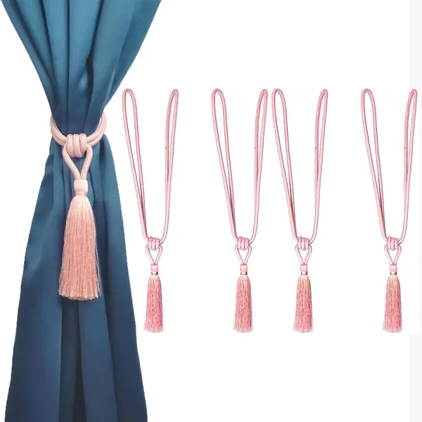 Polyester_Curtain_Tieback_with_Tassel_Small_Cute_Size_2PK_Col._240LIGHTPINK