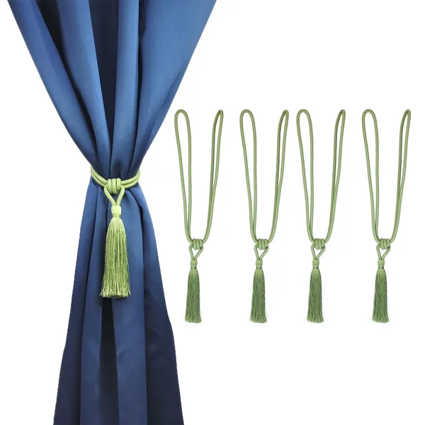 Polyester_Curtain_Tieback_with_Tassel_Small_Cute_Size_2PK_Col._216LIGHTGREEN