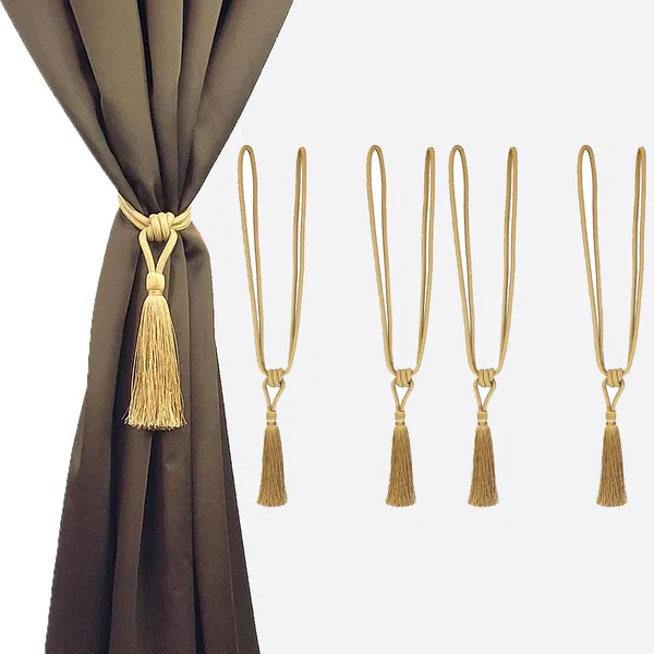 Polyester_Curtain_Tieback_with_Tassel_Small_Cute_Size_2PK_Col._242GOLD