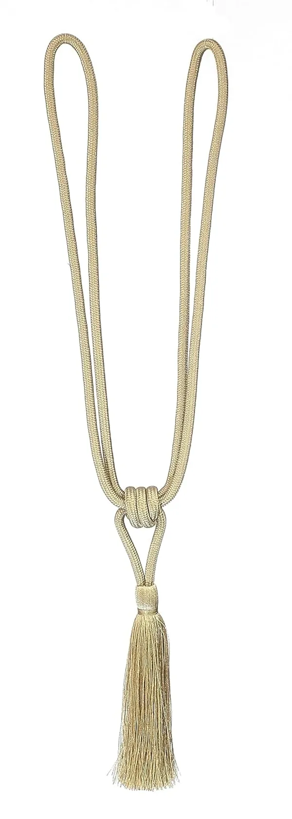 Polyester_Curtain_Tieback_with_Tassel_Small_Cute_Size_2PK_Col._206CHAMPAGNE