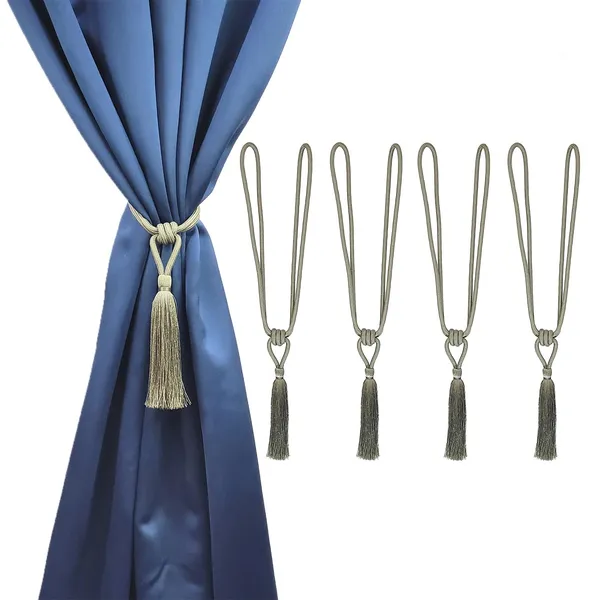 Polyester_Curtain_Tieback_with_Tassel_Small_Cute_Size_2PK_Col._214SAGEGREEN