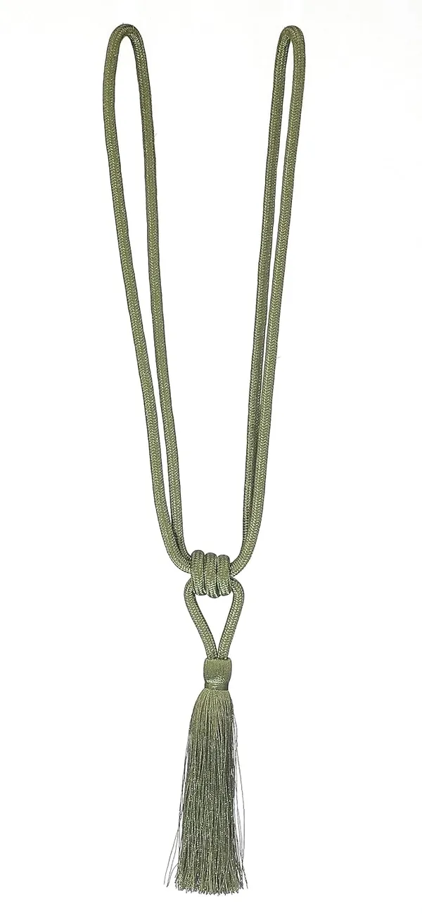 Polyester_Curtain_Tieback_with_Tassel_Small_Cute_Size_2PK_Col._217DARKGREEN