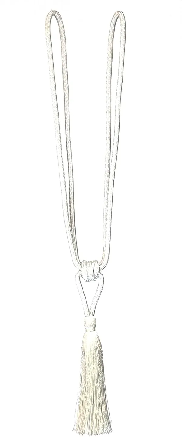 Polyester_Curtain_Tieback_with_Tassel_Small_Cute_Size_2PK_Col._201WHITE