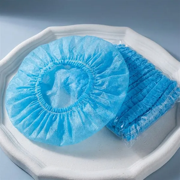 Blue_Non_Woven_Bouffant_Caps_For_Hospital