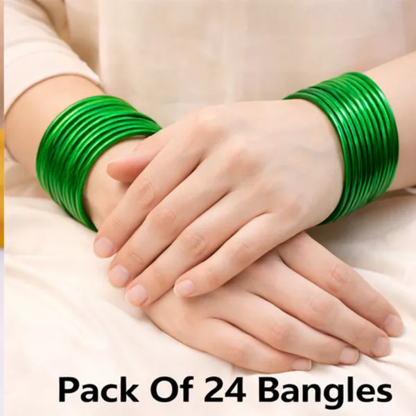 Green_Glass_And_And_Premium_Bangles_For_Home