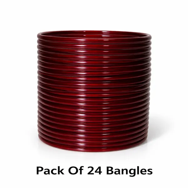 Maroon_Glass_And_And_Premium_Bangles_For_Home