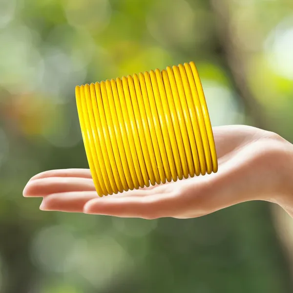Yellow_Glass_And_And_Premium_Bangles_For_Home