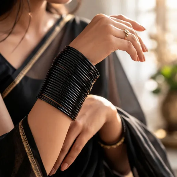 Black_Glass_And_And_Premium_Bangles_For_Home