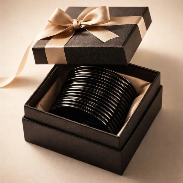 Black_Glass_And_And_Premium_Bangles_For_Home