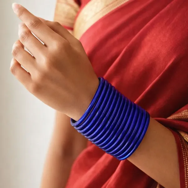 Blue_Glass_And_And_Premium_Bangles_For_Home