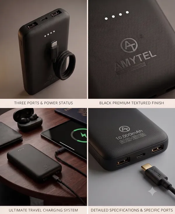 Black_Lithium_Ion_Micro_Power_Bank_For_Mobile_Smartwatch_Speaker_Trimmer_Tablet