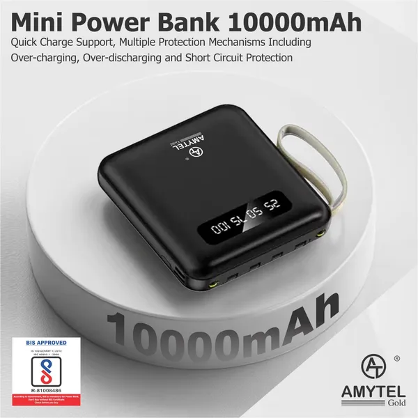 White_Lithium_Ion_Micro_Power_Bank_For_Mobile_Tablet_Smartwatch_Trimmer