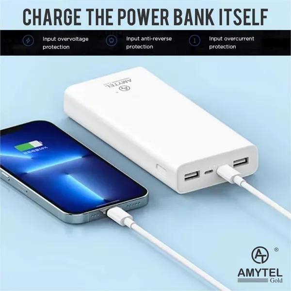 White_Lithium_Ion_Micro_Power_Bank_For_Mobile_Tablet_Smartwatch_Trimmer