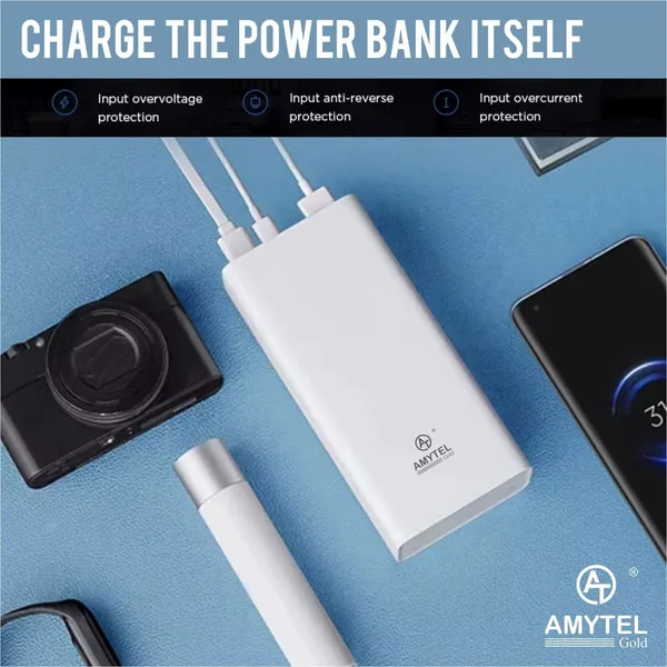 White_Lithium_Ion_Micro_Power_Bank_For_Mobile_Tablet_Smartwatch_Trimmer