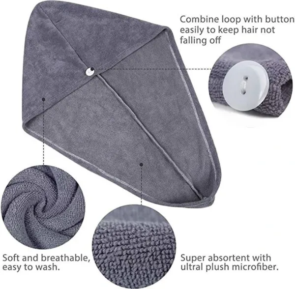 Pack_Of_2_Blue_And_Grey_Hair_Towel_Wrap_Quick_Dry_Microfiber_Hair_Turban_With_Elastic_Loop_Super_Absorbent_Hair_Drying_Towel_For_Women_&_Girls