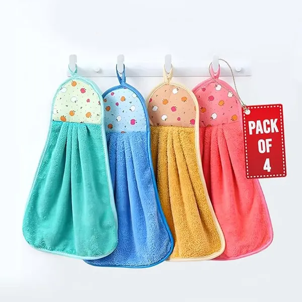 Pack_Of_4_Multicolor_Kitchen_Towel_Microfiber_Anti_Bacterial_Hand_Towel_Wash_Basin_Hanging_Napkins_Lint_Free_Kitchen_Napkins