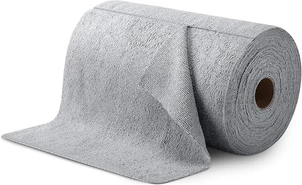 Grey_Microfiber_Reusable,_Washable_Tear_Away_Cleaning_Rags_For_Home,_Kitchen_Surfaces,_Garage_&_Auto_Detailing_Car,_Dishes_Cleaning_Towel_Pack_Roll_(25X25_Cm)