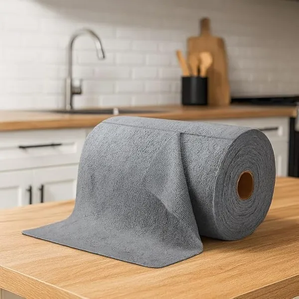 Grey_Microfiber_Cleaning_Cloth_Roll_Kitchen_Towel_Roll_Reusable_Kitchen_Towel_Microfiber_Cloth_For_Car_Cleaning_Clothes_Kitchen_Cloth_For_Cleaning