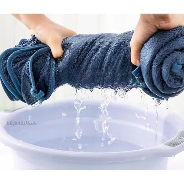 Dark_Blue_Robkin_Microfiber_Super_Soft_Coral_Fleece_Bathing_Towel_With_Hook_Quick_Dry_Super_Absorbent_Bath_Towel_For_Men_And_Women_70X140_Cm,_350_Gsm