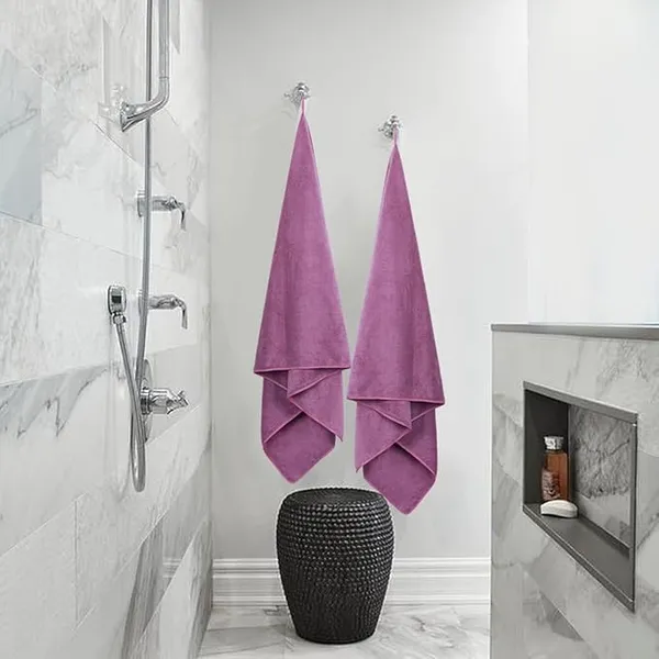 Pink_Microfiber_Weft_Knitting_Towels_For_Bath_Towels_For_Bath_Large_Size_Bath_Towel_Soft_&_Absorbent_400_Gsm_1_Piece_Bath_Towel_For_Men_And_Women_70_Cms_X_140_Cms
