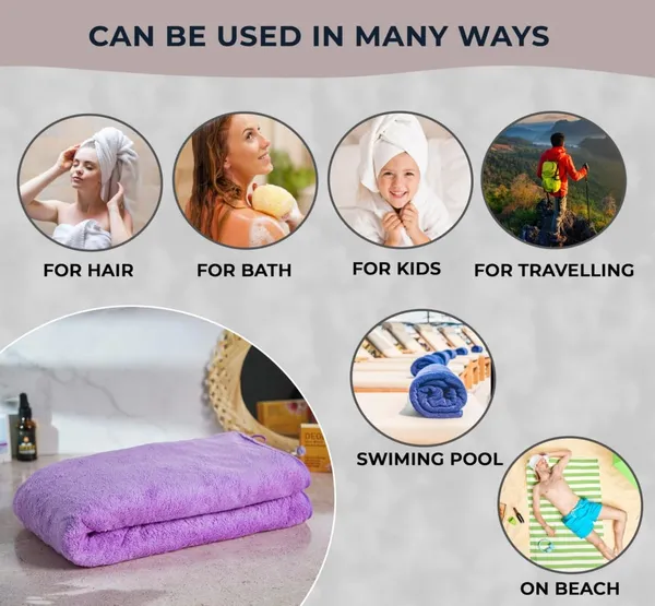 Purple_Robkin_Microfiber_Super_Soft_Coral_Fleece_Bathing_Towel_With_Hook_Quick_Dry_Super_Absorbent_Bath_Towel_For_Men_And_Women_70X140_Cm,_350_Gsm
