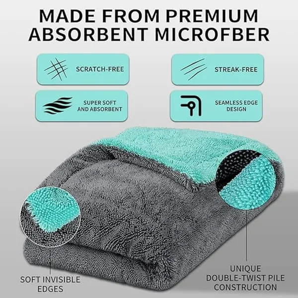Green_Robkin_Microfiber_Twisted_Loop_Cleaning_Cloth_Autolux_1200_Gsm_Car_Towel_Plush_Pile,_Edgeless,_Lint_Free,_Super_Absorbent_(40X40Cm,_1200_Gsm)