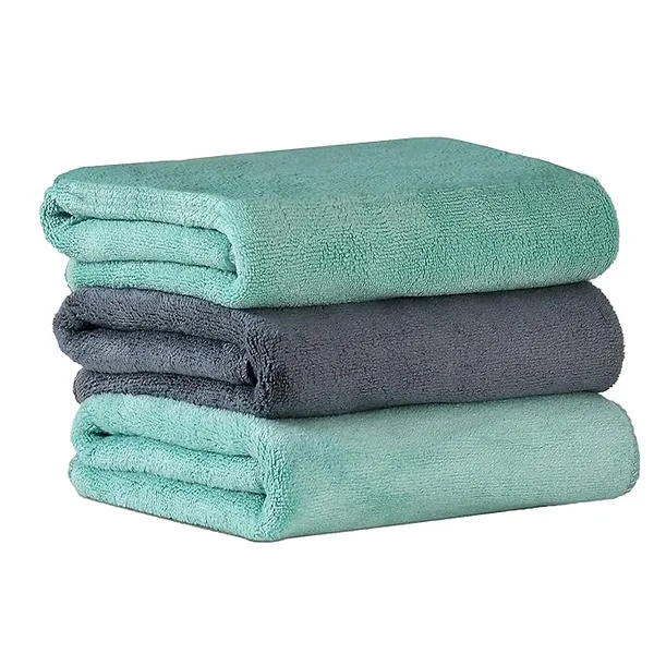 Pack_Of_3_Green_And_Blue_And_Grey_Super_Soft_Microfiber_Hand_Towels,_Gym_&_Workout_Towels_400_Gsm