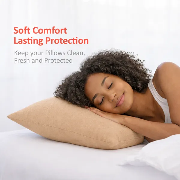 Beige_Terry_Cotton_Pillow_Cover_With_Waterproof_Membrane_Protects_Pillow_From_Bed_Bugs,_Dust_Mites_&_Liquid_Spills_(Pack_of_2)