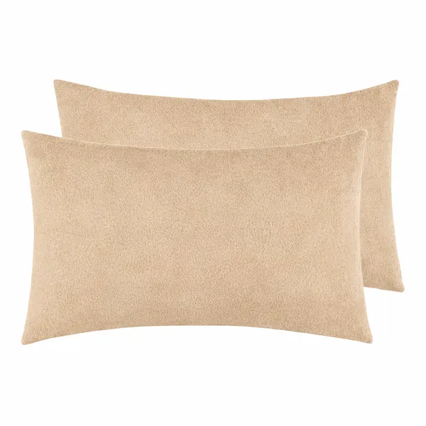 Beige_Terry_Cotton_Pillow_Cover_With_Waterproof_Membrane_Protects_Pillow_From_Bed_Bugs,_Dust_Mites_&_Liquid_Spills_(Pack_of_2)