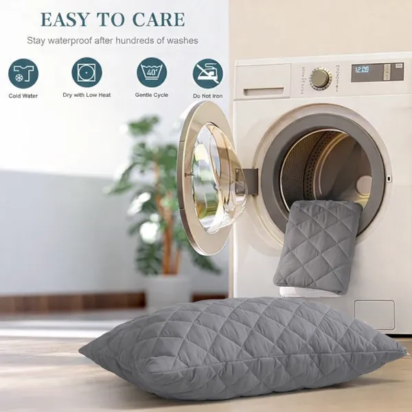 Grey_Medisleep_Waterproof_Quilted_Pillow_Protector_Cover_220_GSM_Soft_Cotton_Quilted_Pillow_Cover_Protector_with_Zippered_Closure,_Protection_Against_Water_Spills_&_Allergens_|_Pack_of_2