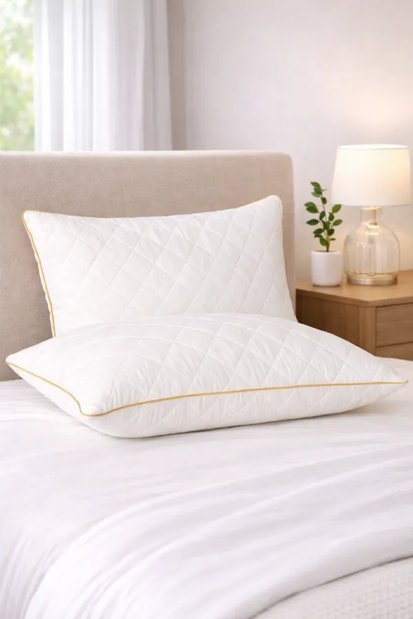 White_Quilted_Microfiber_Pillow_for_Neck_&_Shoulder_Support_|_Ultra-Soft_Hotel_Feel_|_Hypoallergenic_&_Dust_Mite_Resistant_|_Breathable_|_27_x_17_Inch_(Standard_Size)_(Pack_of_2)