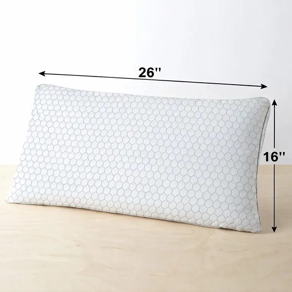 White_Medisleep_Premium_Latex_Orthopedic_Pillow_for_Neck_&_Spine_Support_|_Hypoallergenic_&_Cooling_|_26_x_16_Inches_(pack_of__1)