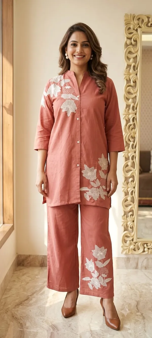 Peach_Vatican_Cotton_Silk_Embroidered_Co_Ord_Set_For_Women